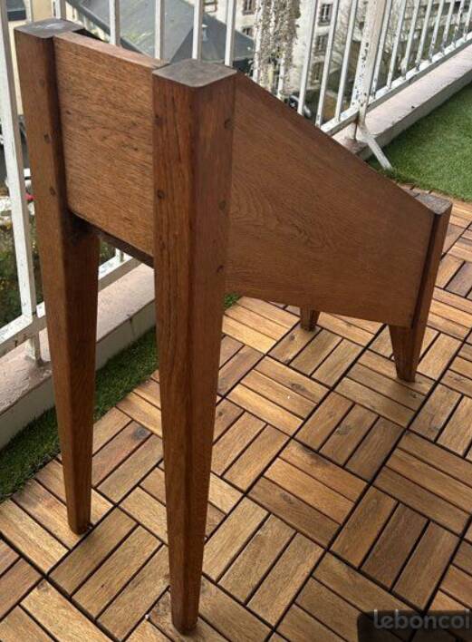 Flower pot holders wooden old staircase