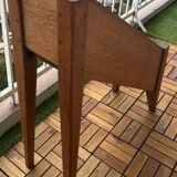 Flower pot holders wooden old staircase