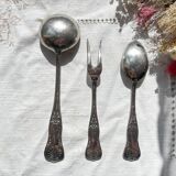 Couverts de service vintage style Rocaille