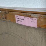 Swedish Oil on Canvas – “komposition” by Peter Trosell – 2006