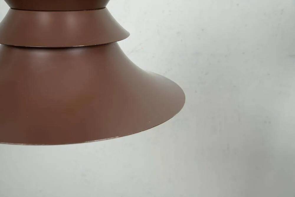 Vintage 1960s Danish design suspended lamp from the Space Age.