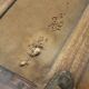 Antique curved transport trunk circa 1900 B.Vinay