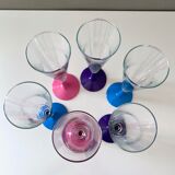 6 Leonardo champagne glasses, vintage glasses 90s