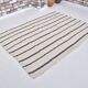 Off white Anatolian Vintage Hemp Kilim Rug sku 3655
