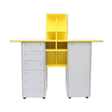 Gray and yellow storage unit Netherlands 1980 s