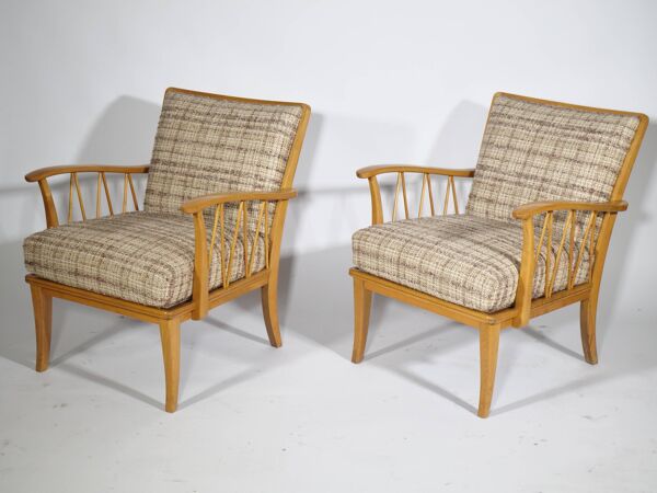 Véritable fauteuil design vintage par Knoll, style lounge avec accoudoirs, 1960