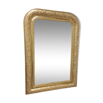 Antique Louis Philippe style gilded mirror