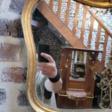 Miroir doré style Louis XV