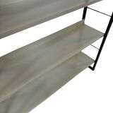 Free stanting Tomado shelving unit in metal and gray - 1960s Dutch Design
