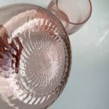 Pink Glass Night Carafe