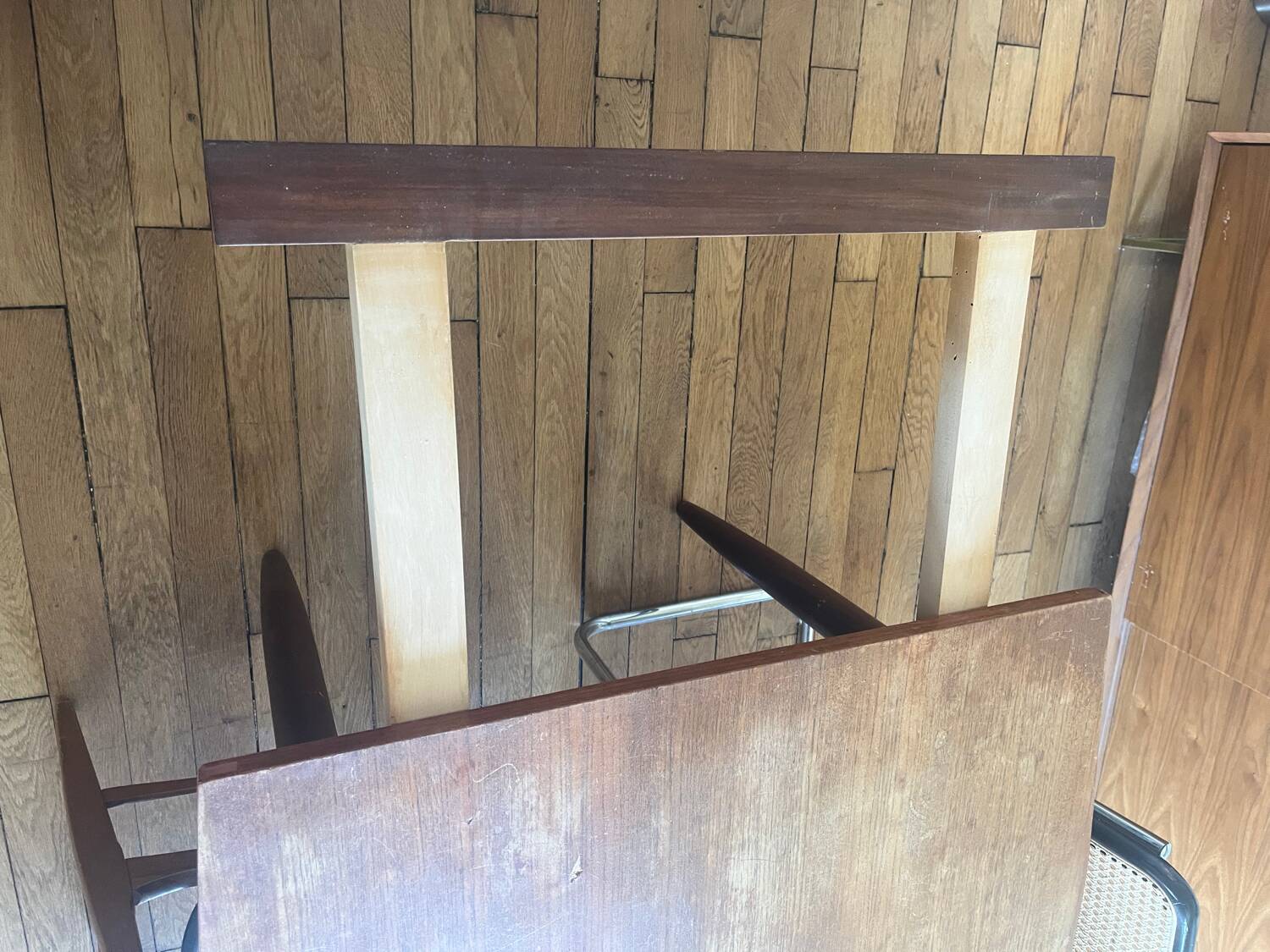 Scandinavian extendable wooden table