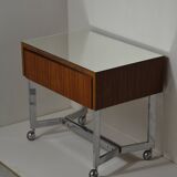 Occasional furniture on casters in Rio rosewood 1960