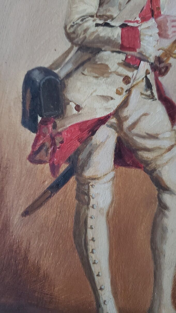 Pair of oils on panel by henri victor lesur