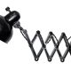 Black Industrial Bauhaus Scissor Wall Lamp from Kaiser Idell, 1930s