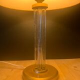 Art Deco lamp with glass base