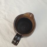 Pitcher in glazed stoneware Fontgombault
