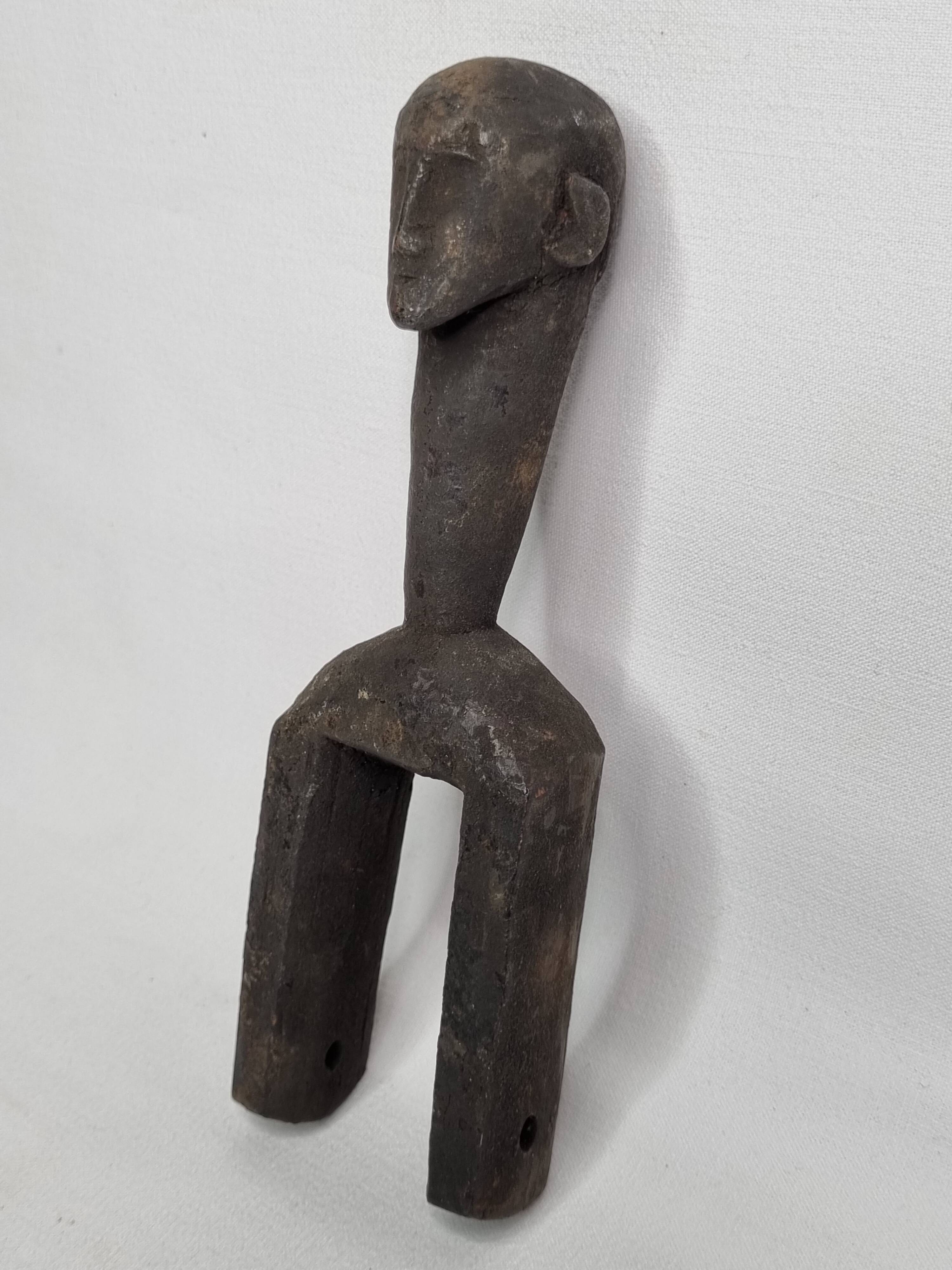 Loom pulley stirrup, 21 cm, traditional African art