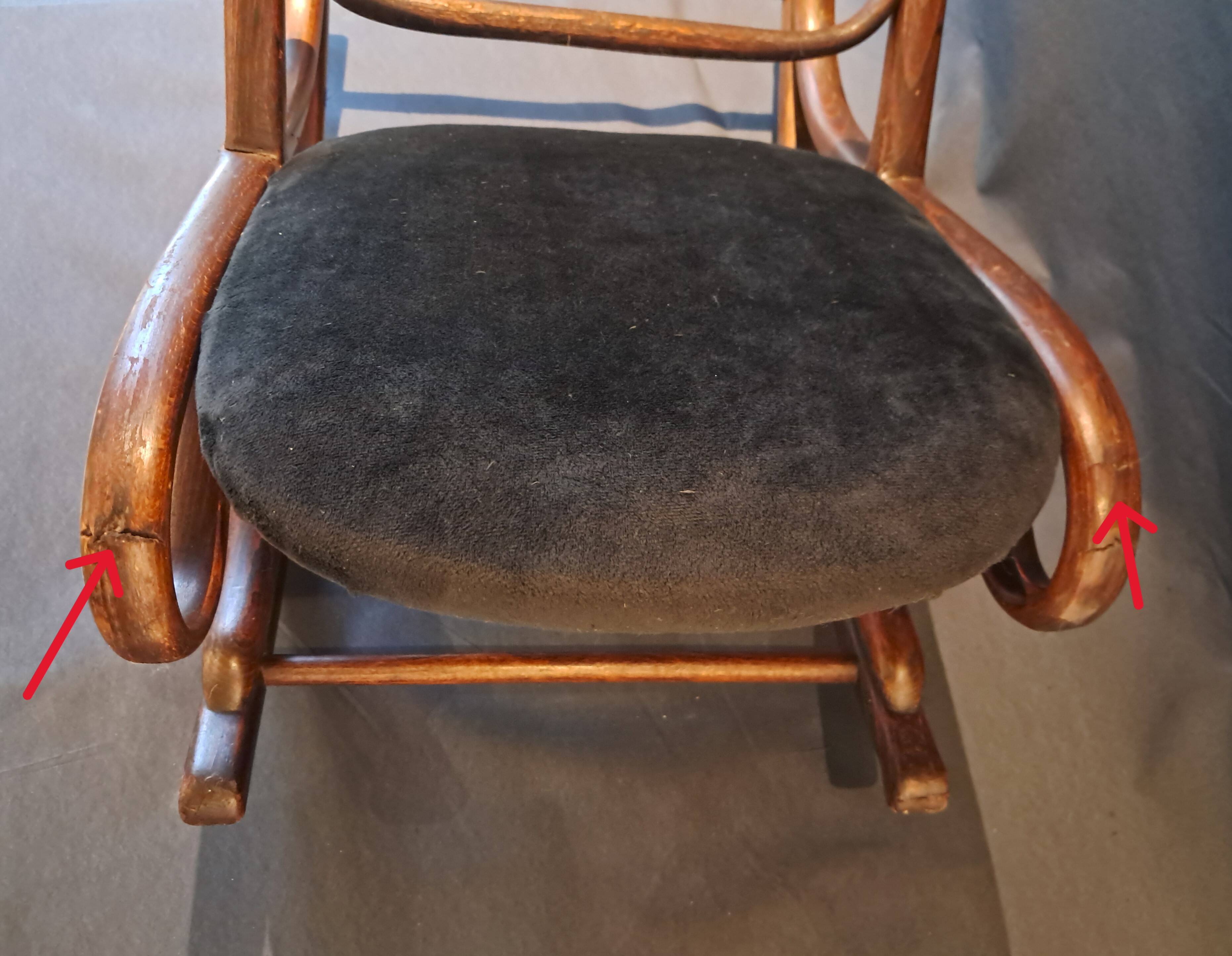 Art Nouveau Bentwood Footstool