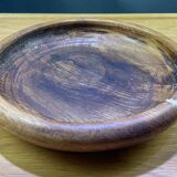 Vintage round wooden platter