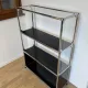 USM Haller shelf in Graphite Black