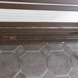 Old garden bench - wood and cast iron