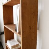 Solid wood bookcase shelf