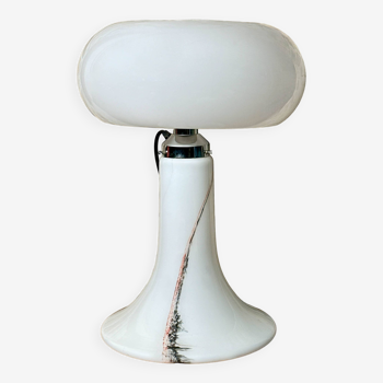 Swedish glass desk lamp from Luxus, 1960s