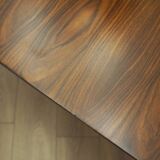 Walnut table, Italian design, 1970s, production: Italy