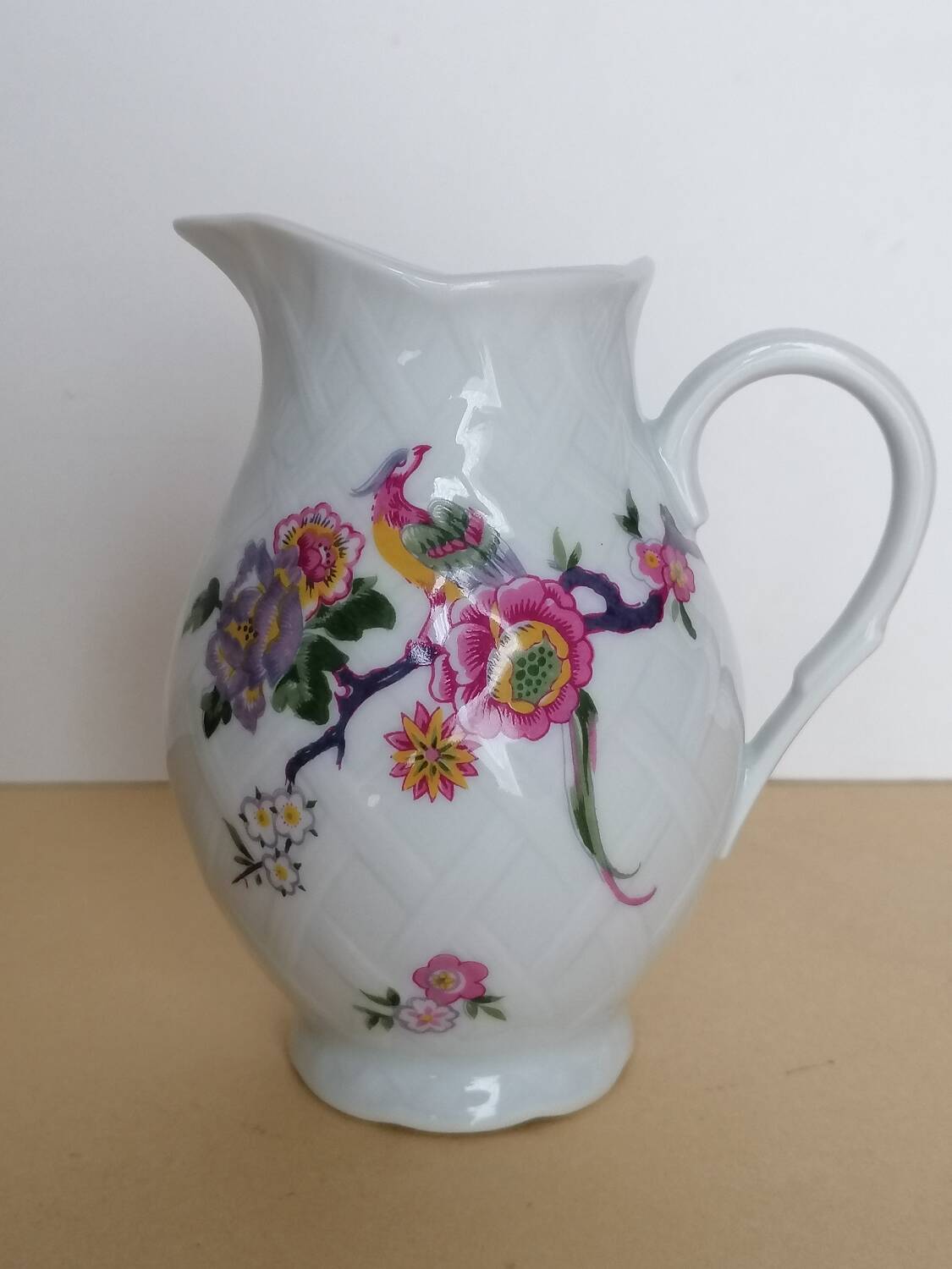 Bernardaud coffee service Limoges birds flowers