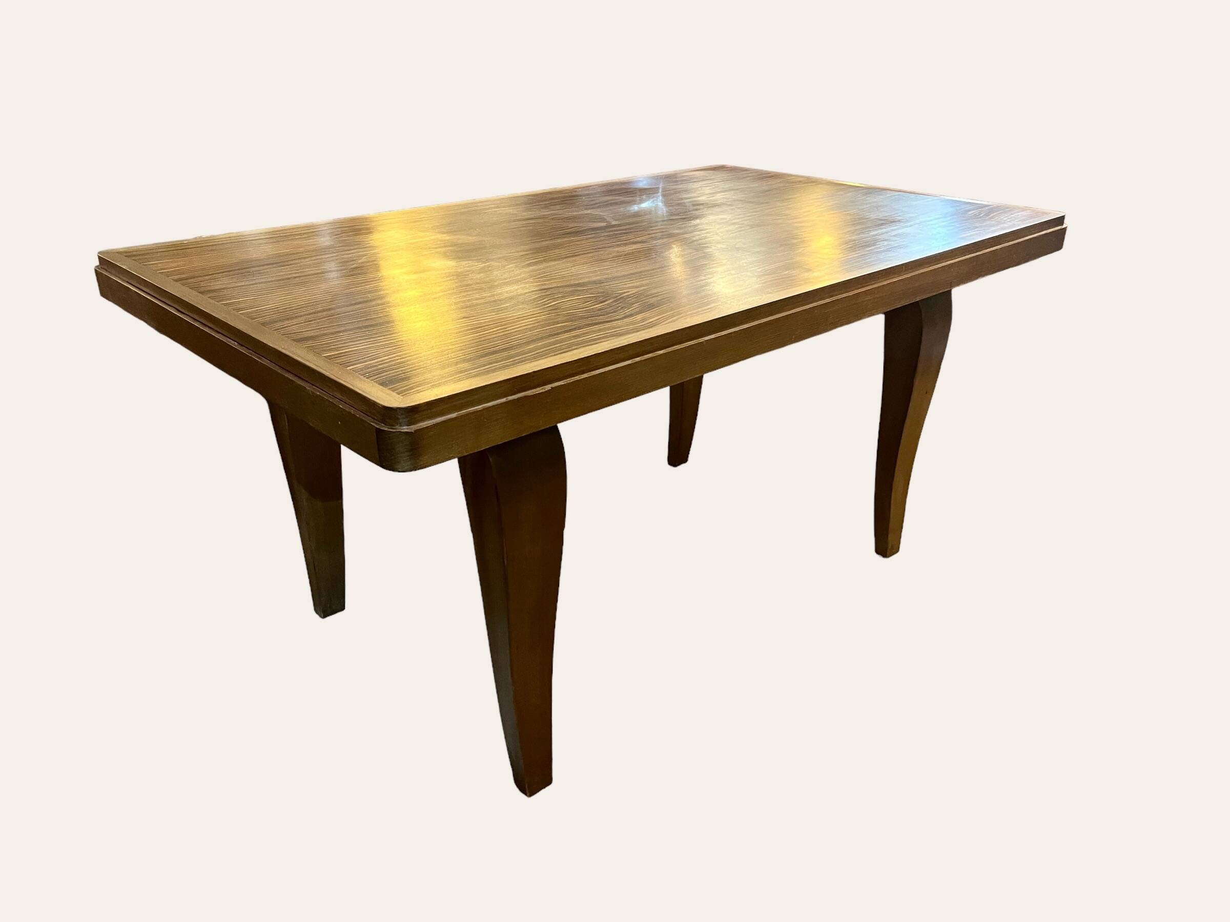 macassar ebony dining table