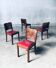 Art Deco Dining Chair Set, Belgium, 1920s, Set of 4