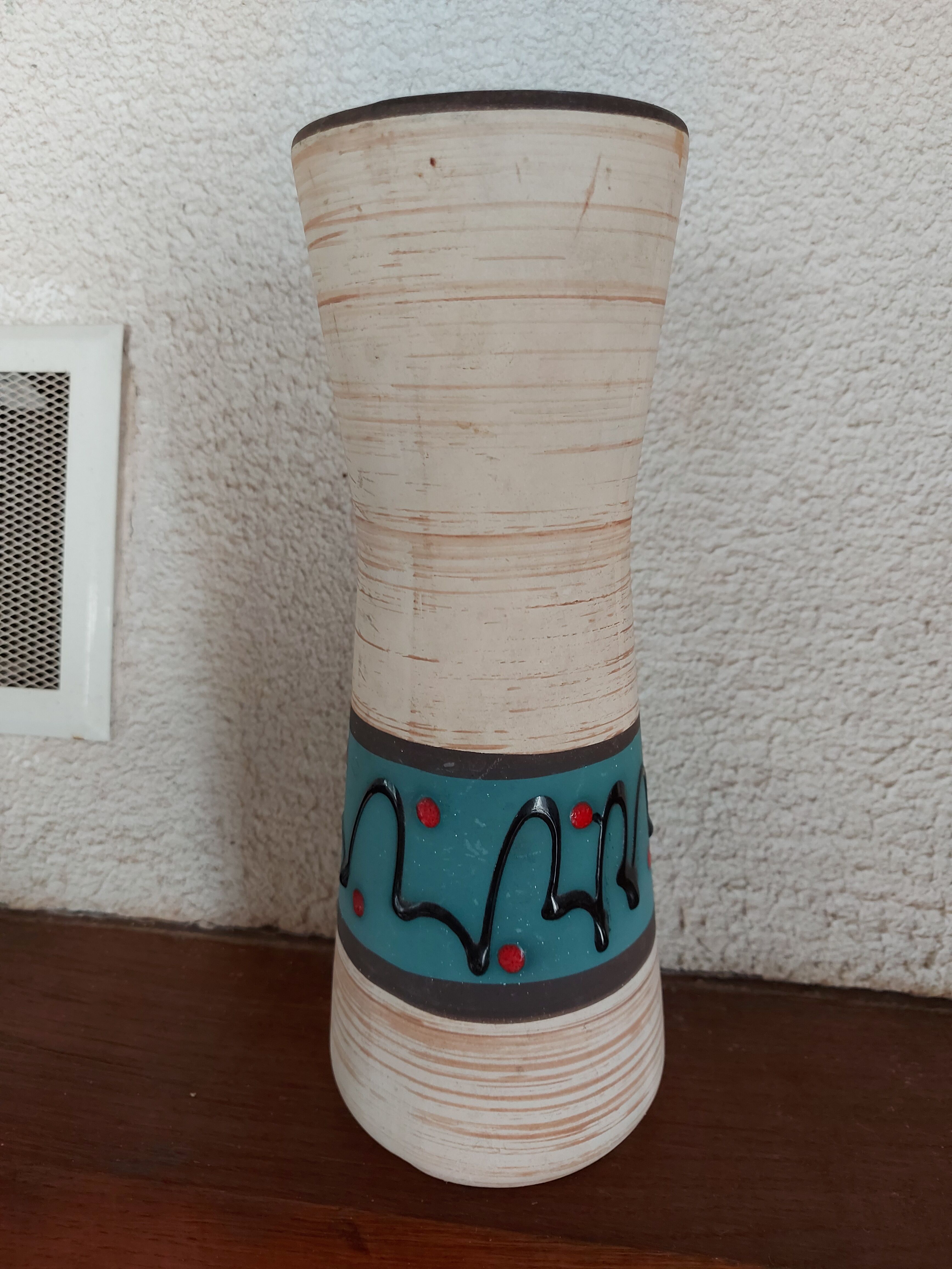 Vintage German ceramic vase