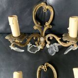 Bronze appliques and tassels