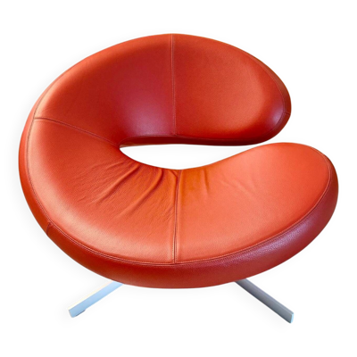 Fauteuil Nuage Roche Bobois en cuir, en état neuf.