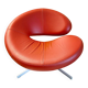 Fauteuil Nuage Roche Bobois en cuir, en état neuf.