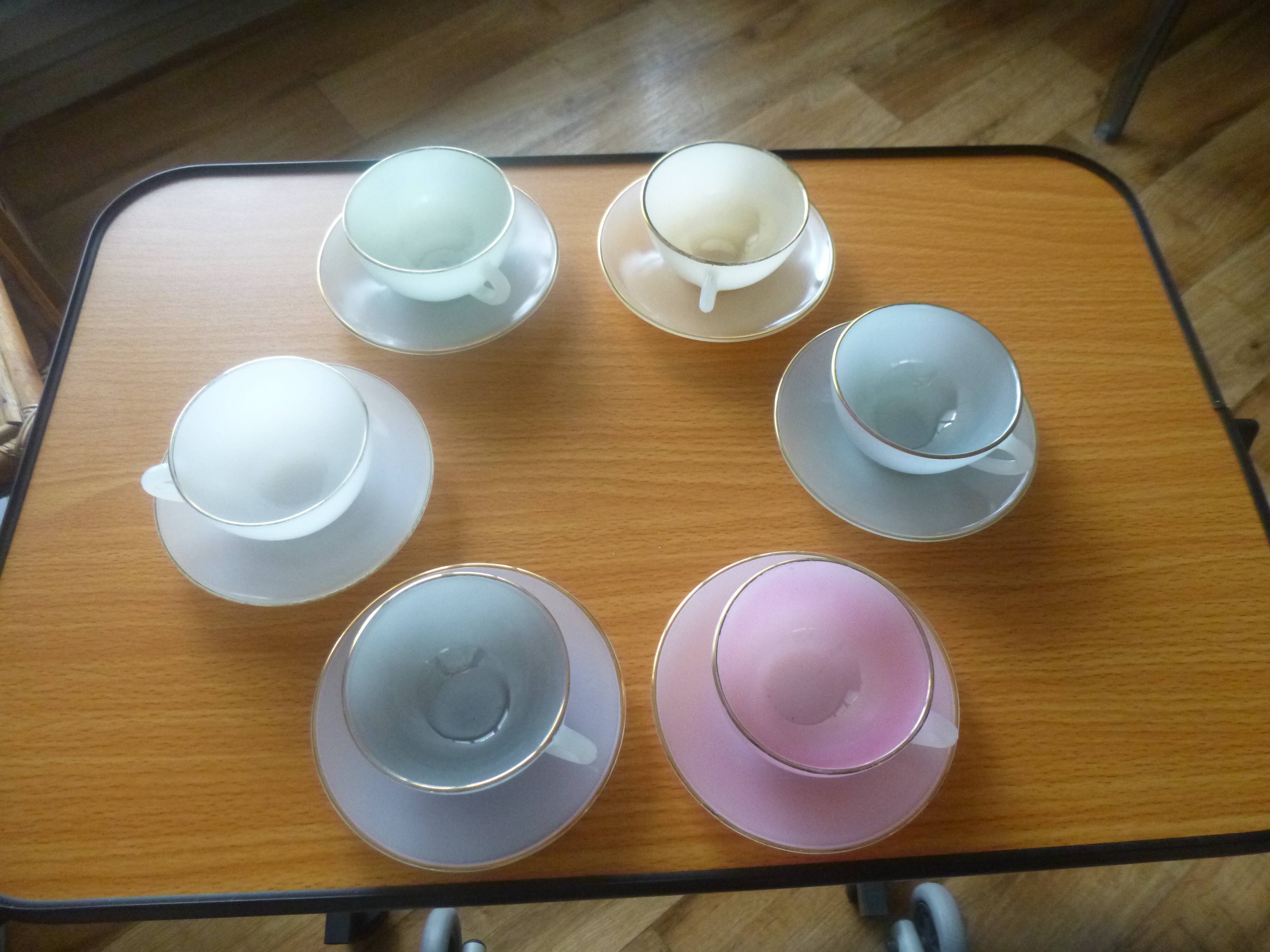 Harlequin coffee service by Arcopal