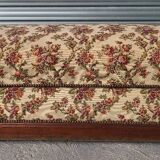 Authentic old fireplace bench chest bench in very good condition