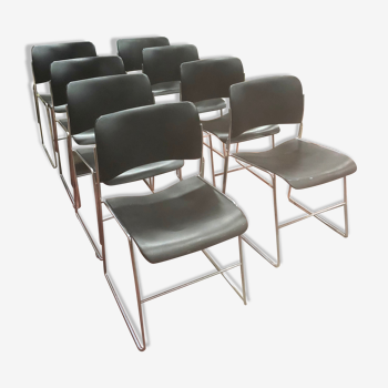 8 David Rowland chairs