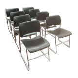 8 David Rowland chairs