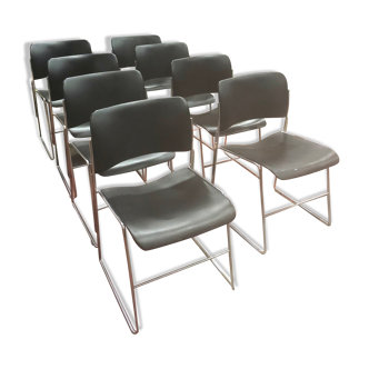 8 David Rowland chairs