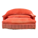 Toad sofa in pink velvet