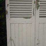 Shutters 4 leaves H148xL245cm antique oak pair 1