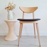 Scandinavian raw wood chair