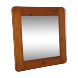 Miroir en bois années 70 pin