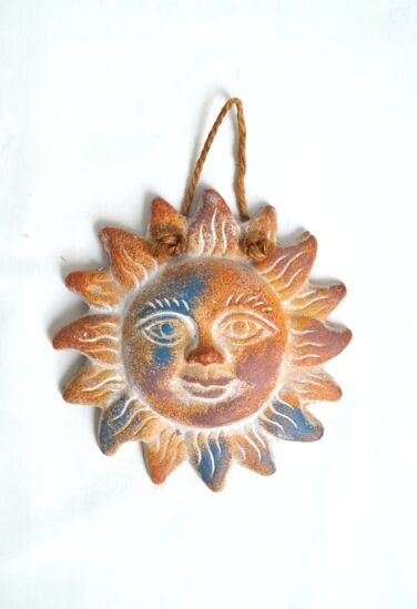 Ceramic wall sun