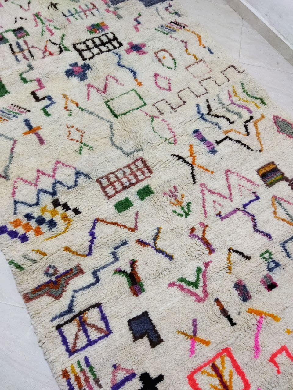 Tapis berbère marron 275  x 153 cm