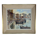 Peinture huile sur toile port de Martigues