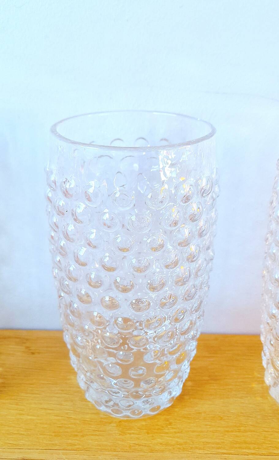 Set of bubble glasses