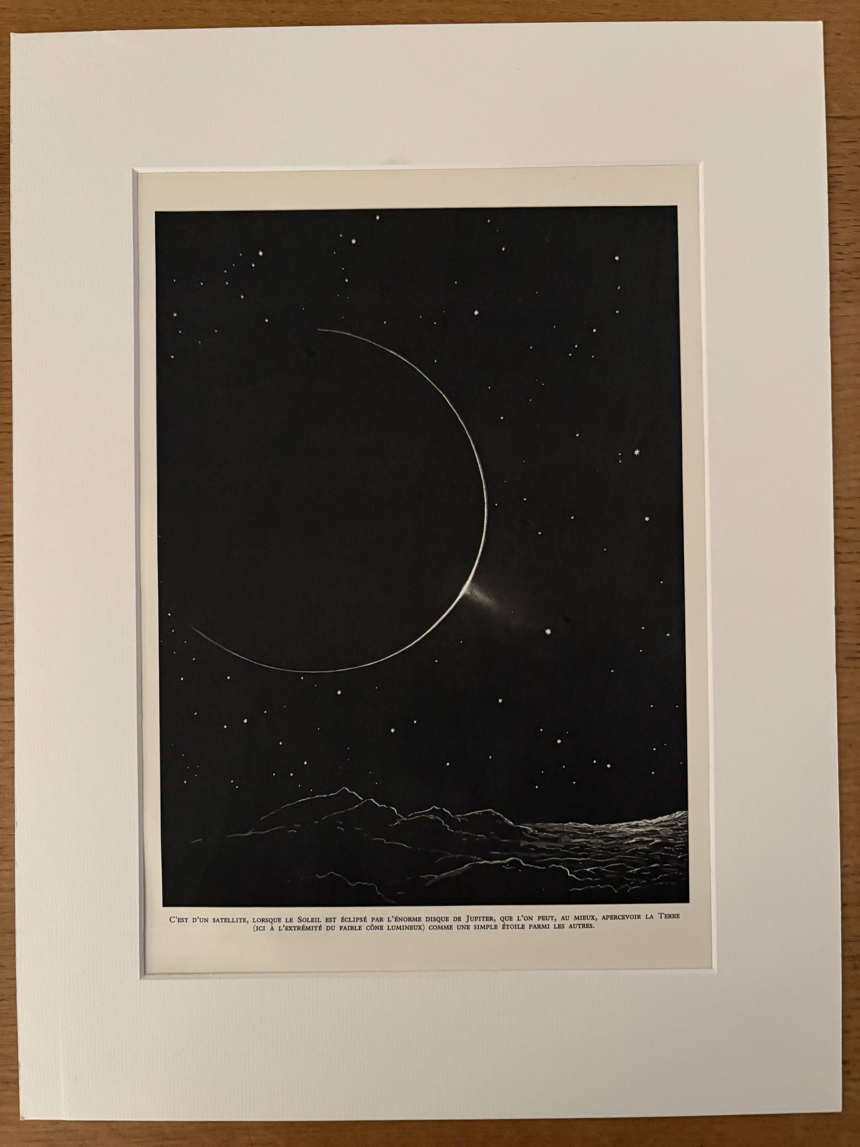 An old illustration of Jupiter and the sun – 1930