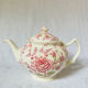 English chintz pink and caffé tea set johnson brothers